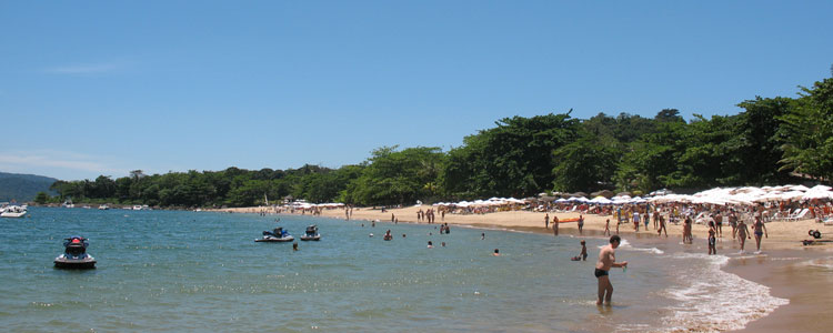 Praia do Curral - lado sul de Ilhabela